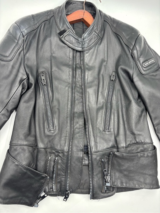 Hein Gericke Other - Hein Gericke Vintage Black Leather Motorcycle Mens Jacket - with liner SZ 40